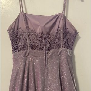 Prom/formal dress, light purple with sparkle size 12 from Macy’s